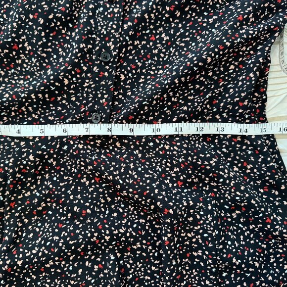 Banana Republic Long sleeved fit and flare Black dress with collar. Size 6, NWT - Picture 9 of 10